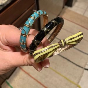 Bundle | 3 hinged enamel bracelets